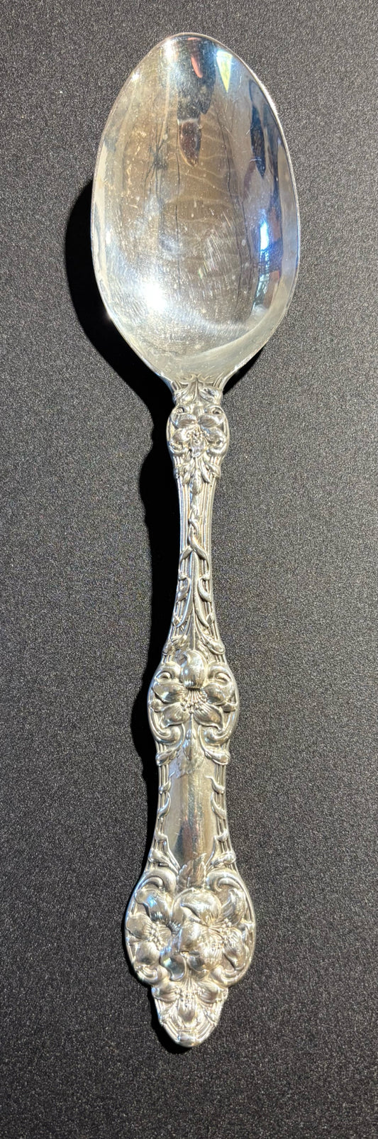 Old Orange Blossom Sterling Serving Spoon 8.25" L x 1.75" W x 1" H