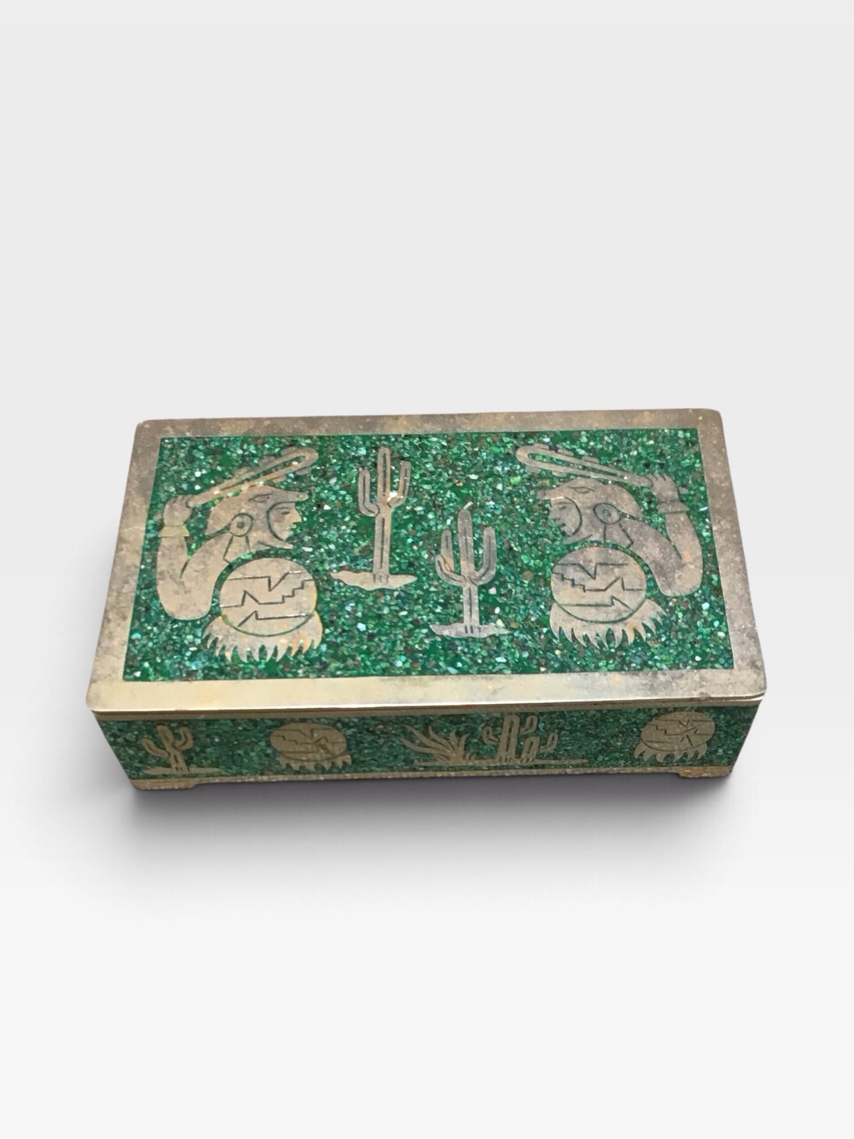 VTG Alpaca Mexico Trinket Box