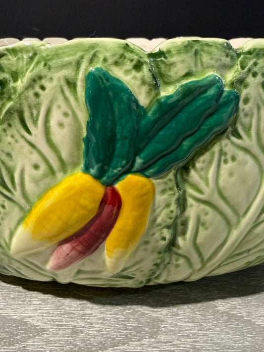 Bunny bowl, 13"W x 13"D x 5"H