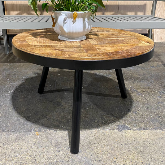 Found & Fable End Table, 28" D x  17"H
