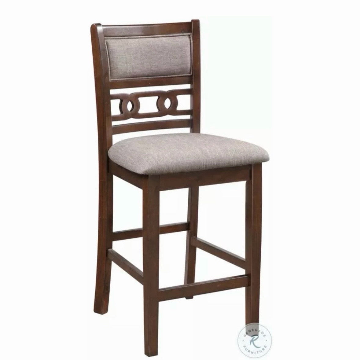 NEW Gia 5-Piece Counter Height Dining Table & Chairs, Cherry, 42" Dia x 63.25"H
