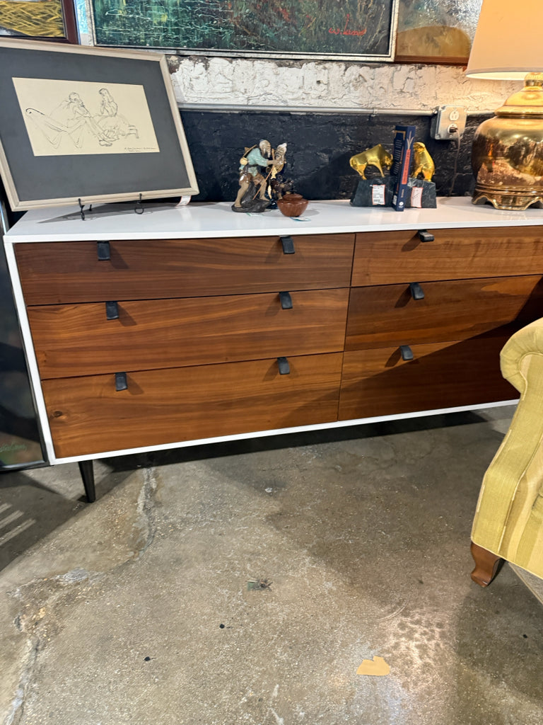 Article Envelo 6 drawer dresser, 70"W x 18"D x 30"H