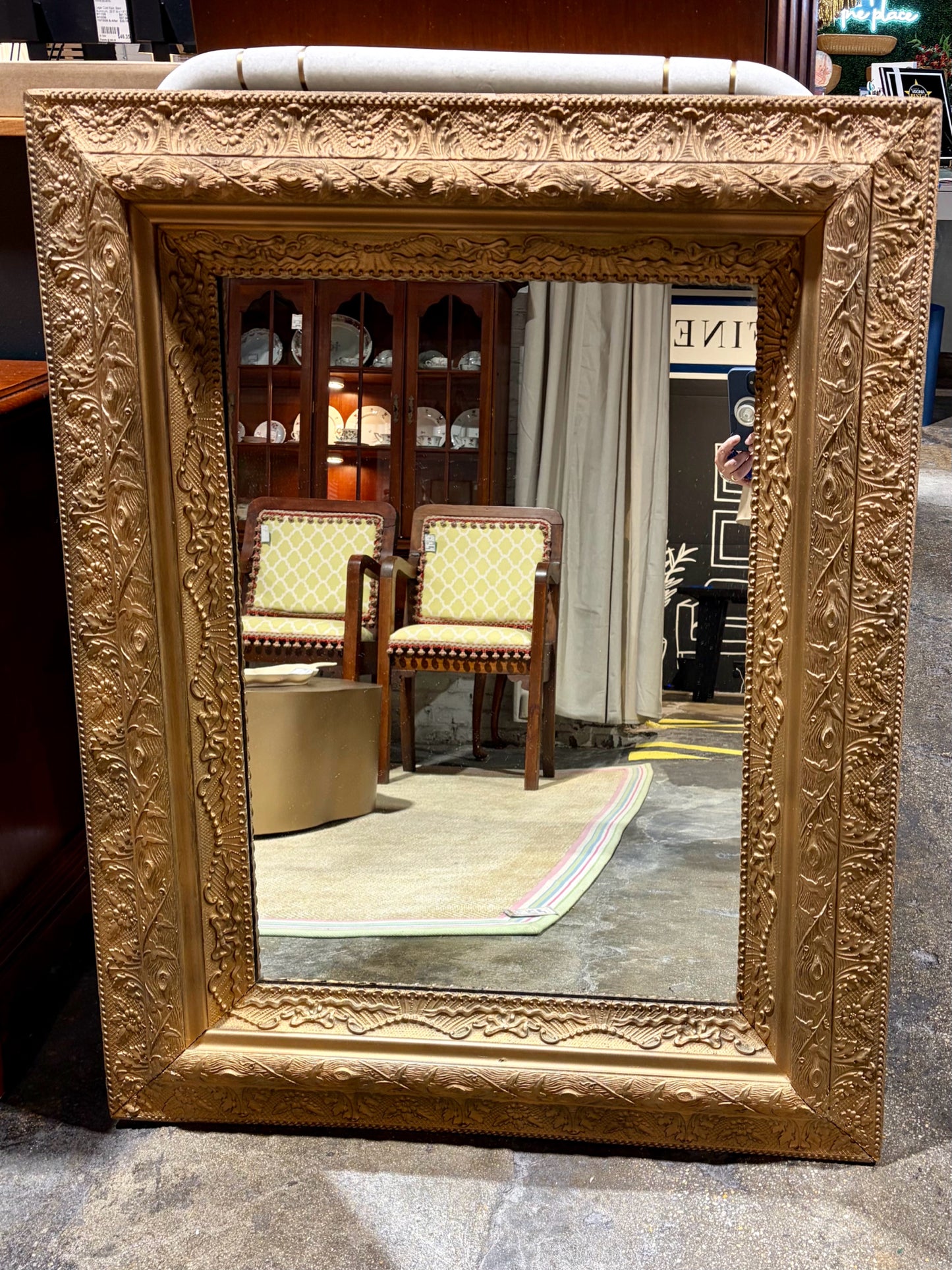 VTG Giltwood Wall Mirror, 31"W x 39"H x 2"D