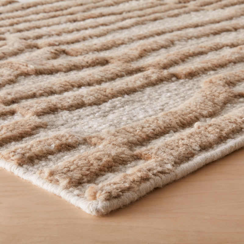 Citizenry Zaha Hand-knotted Area Rug, Wool, 9" x 12"