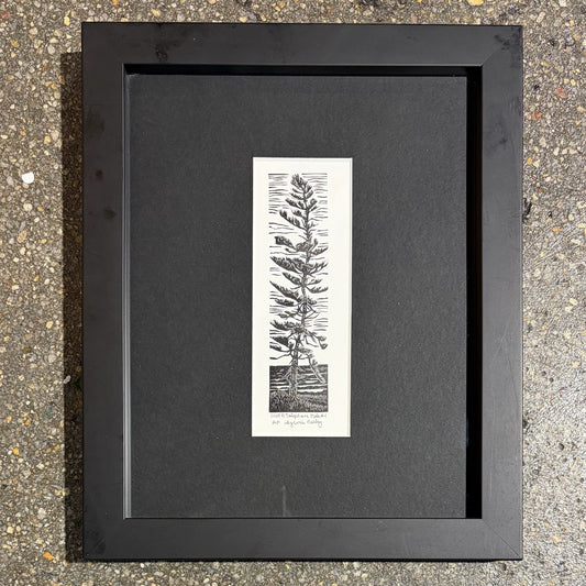Artist Proof Block Print, Sylvia Pixley, 9.25"W x 11.25"H x 1"D