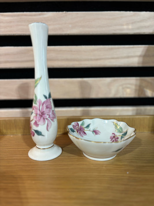 Lenox Bud Vase & Jewelry Bowl