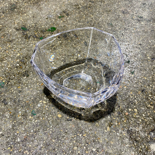 Tiffany & Co. Windham Crystal Bowl, 6.5"W x 6"D x 4" H