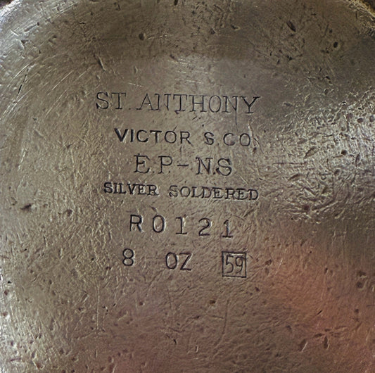 Victor & Co. creamer, EPNS, 5"W x 3"D x 5"H