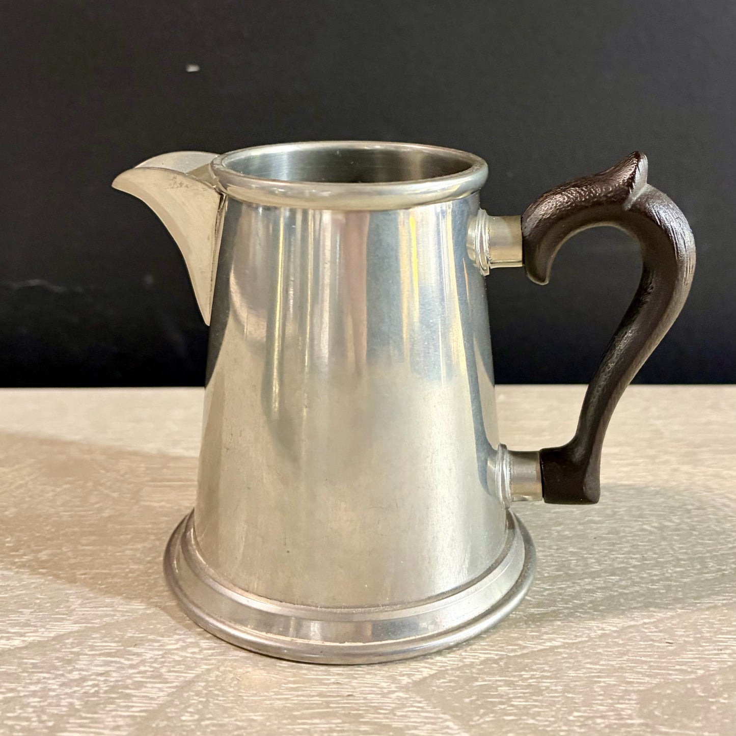 Vintage Kirk Stieff Pewter Coffee Set, 9"H x 8"W x 5"D