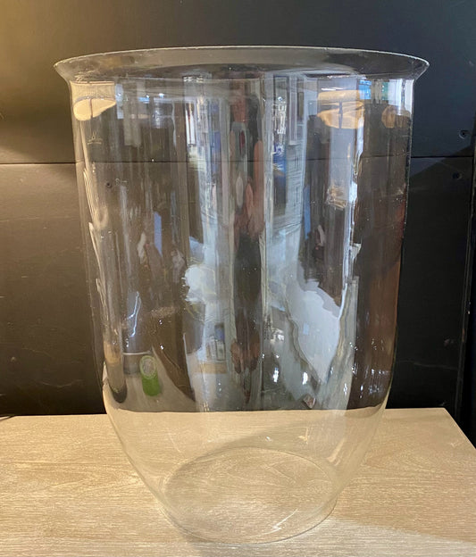 Antique Glass Globe for Boulevard Light, 12.25"D x 16.25"H