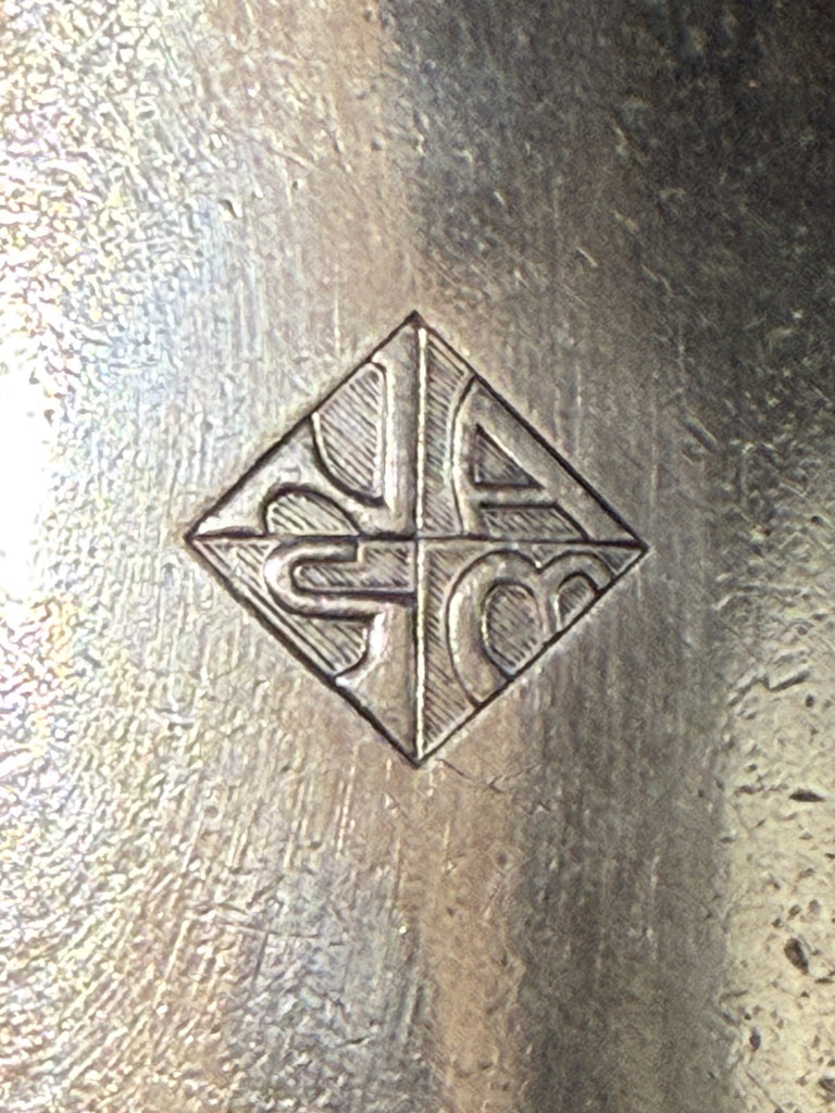 NASM (Holland America Line) teapot, EPNS, 6.5"Wx3.5"Dx7"H