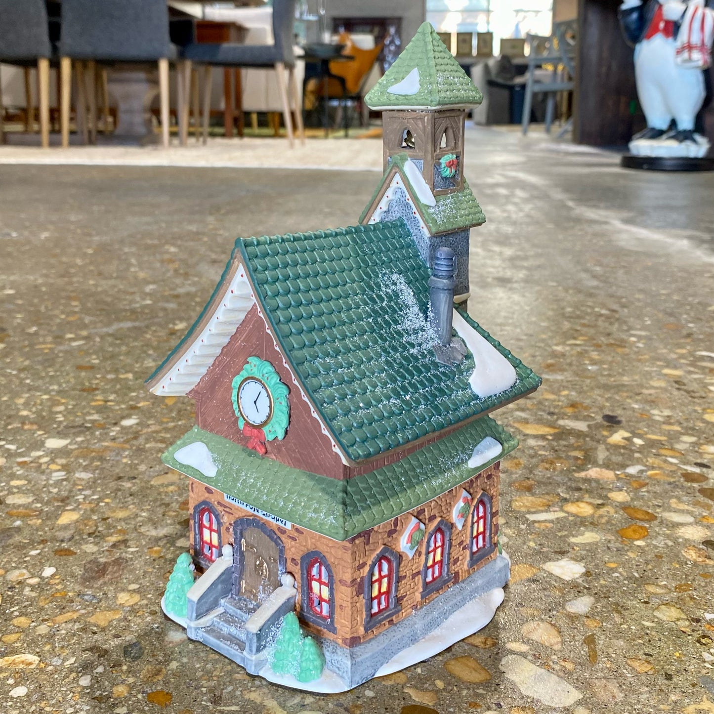 Heritage Village Collection, Porcelain, Chapel, 9.25H x 5"W x 5.5"D