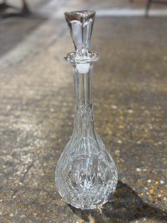 Crystal  Decanter 14" H x 5" W