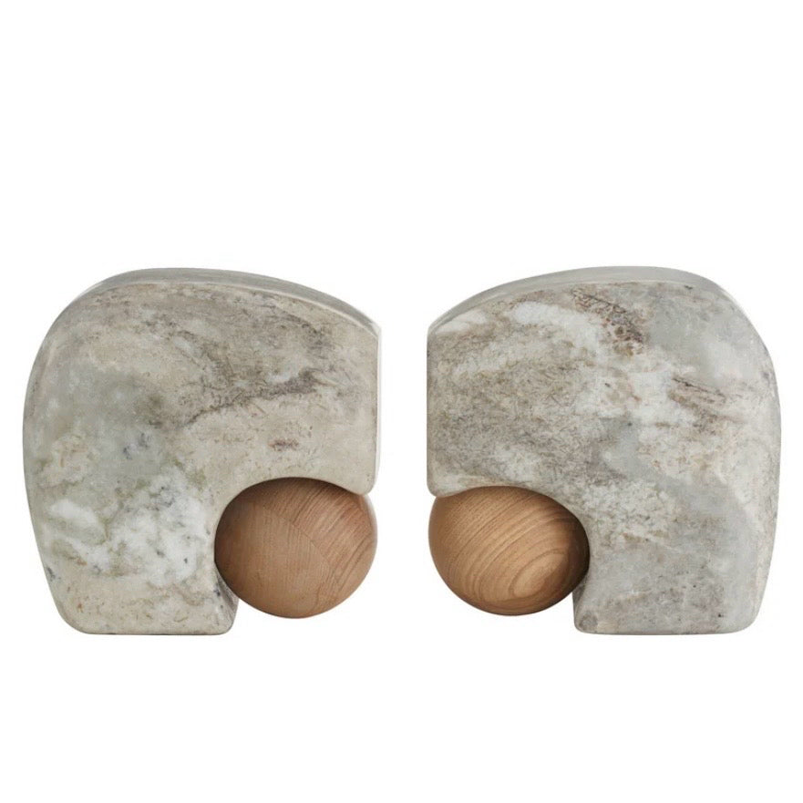Melt Bookend (Set of 2), Arteriors, 8"W x 4.5"D x 8"H