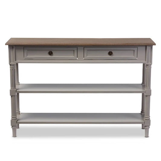 Ophelia & Co. Ballwin Console Table, Grey, 47" L x 12" W x 32" H
