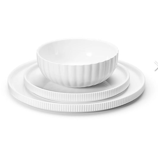 Georg Jensen Bernadotte Dinner Set, 10.2" Dia x 0.75" H