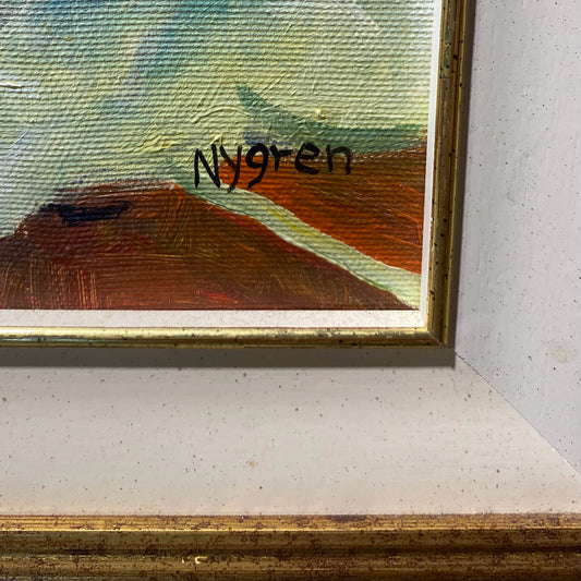 Still life on Canvas, Signed Nygren, 21.75" W x 26"H x 1.25"D