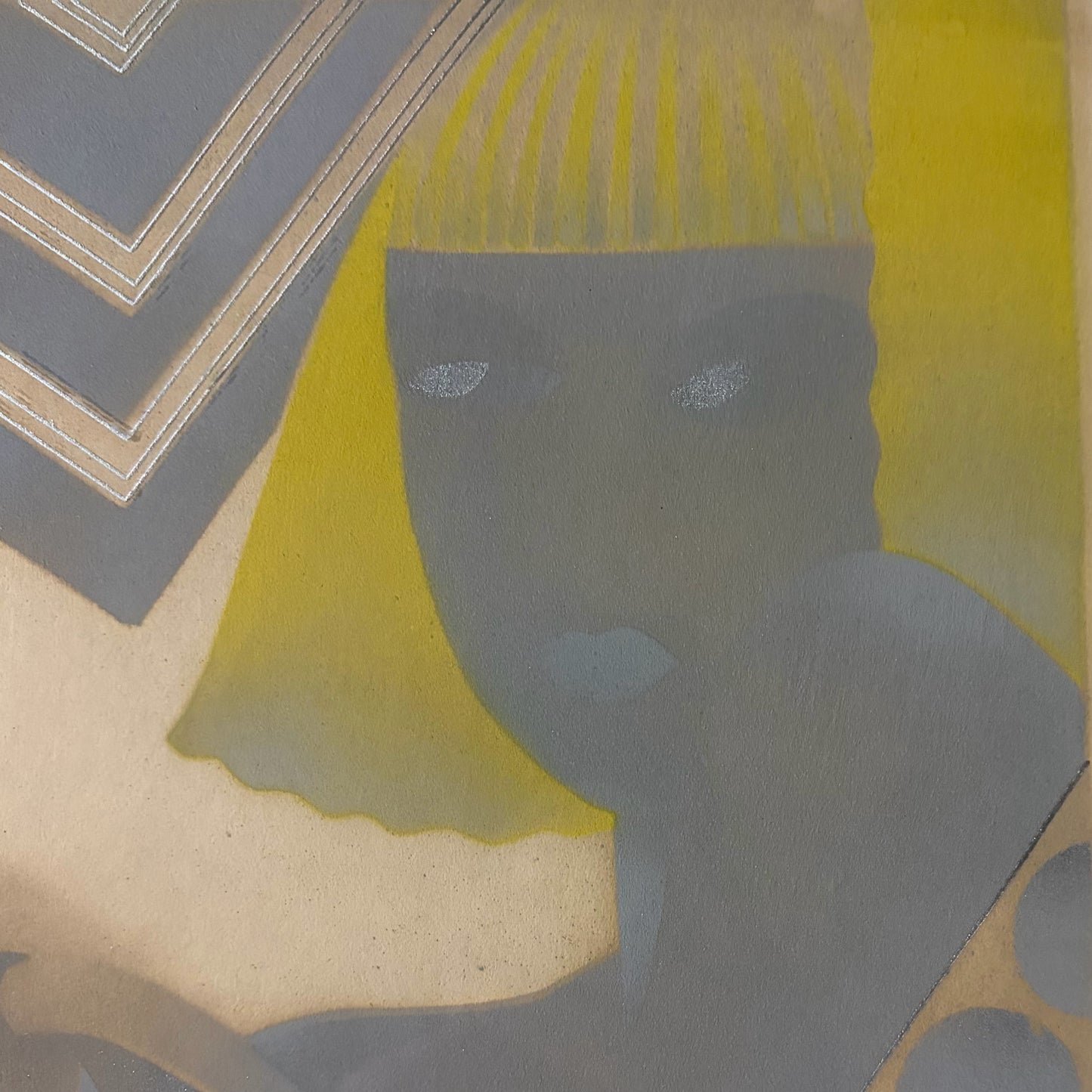 "#13 Morning" Aquatone Print by W.E. Hentschel, 19.5"W x 24"H x 1"D