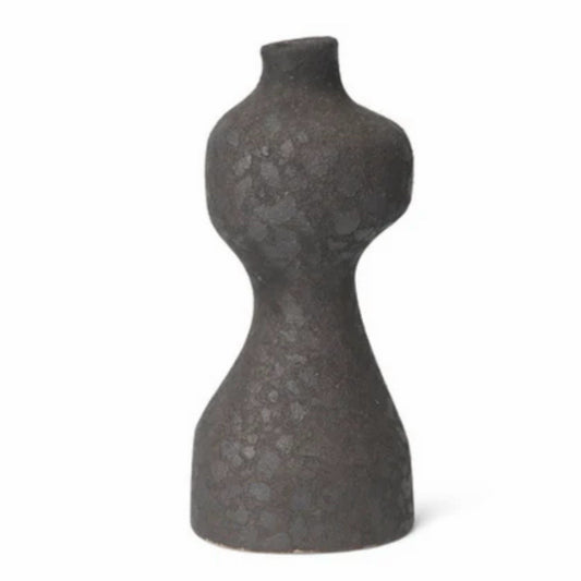 Yara Vase, Rustic Iron, 5.5"W x 12"H x 4.5"D