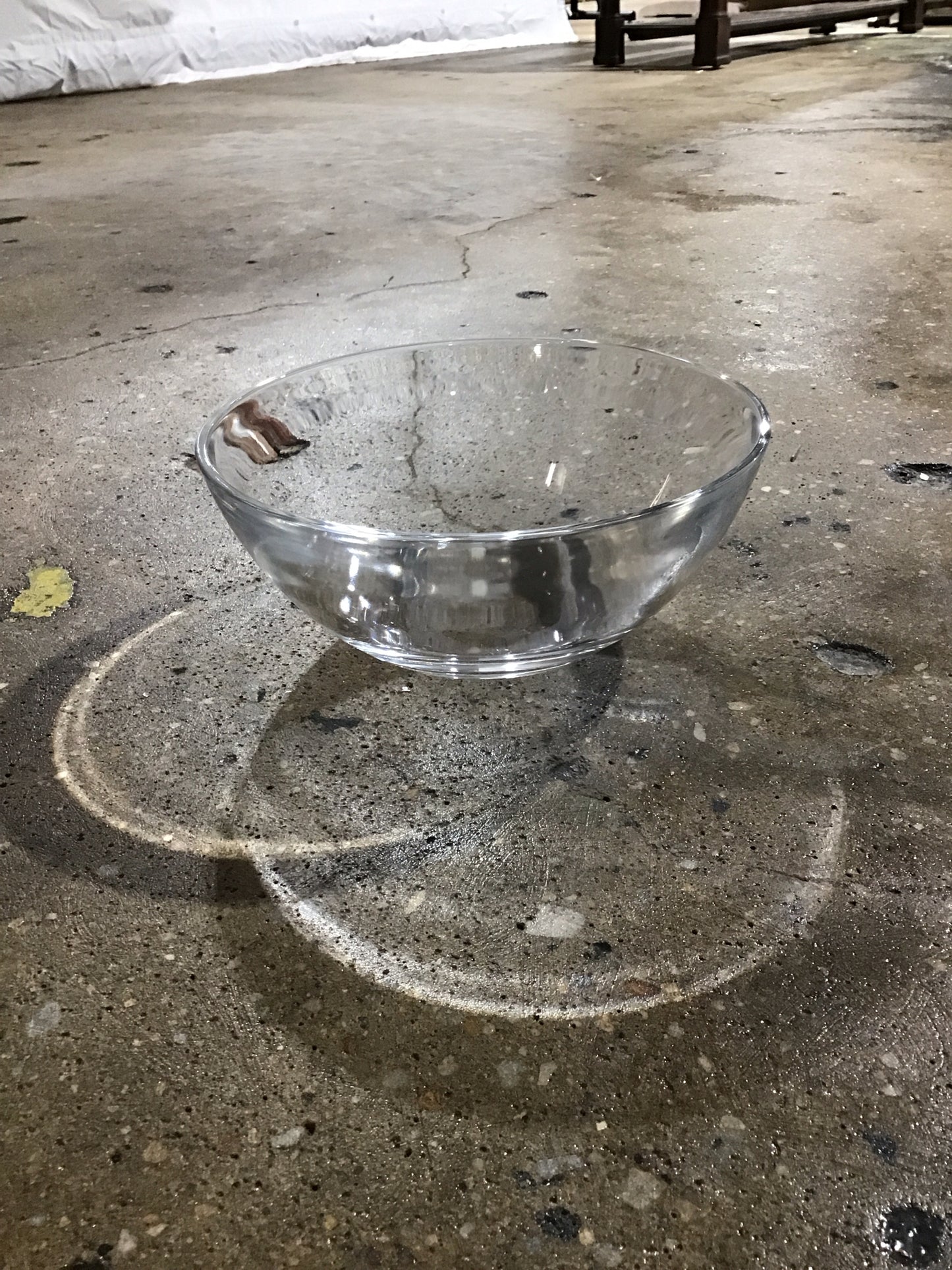Glass Bowl 4" H x  9"Dia.