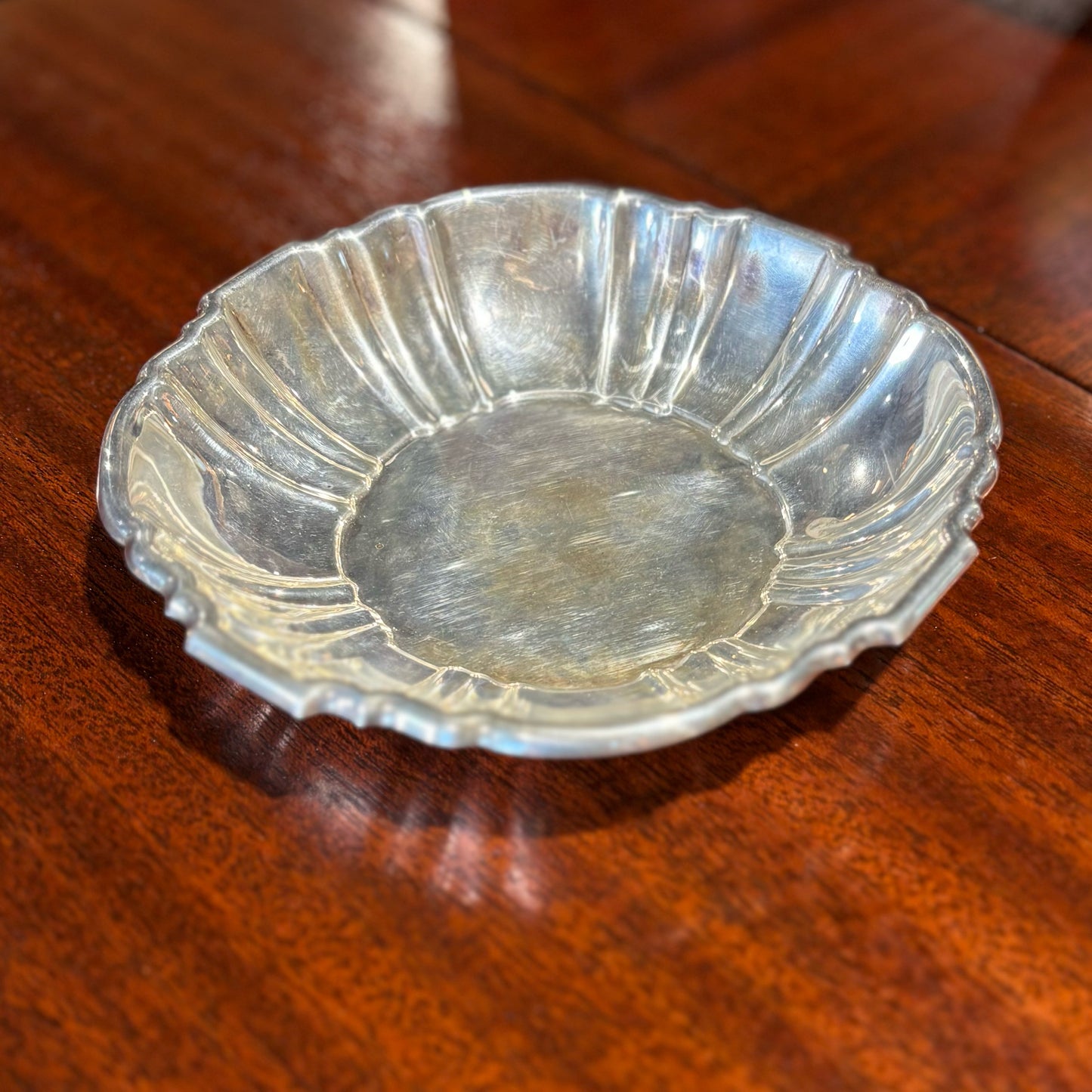 Sterling Silver Bowl by Poole 6" D x 1" H