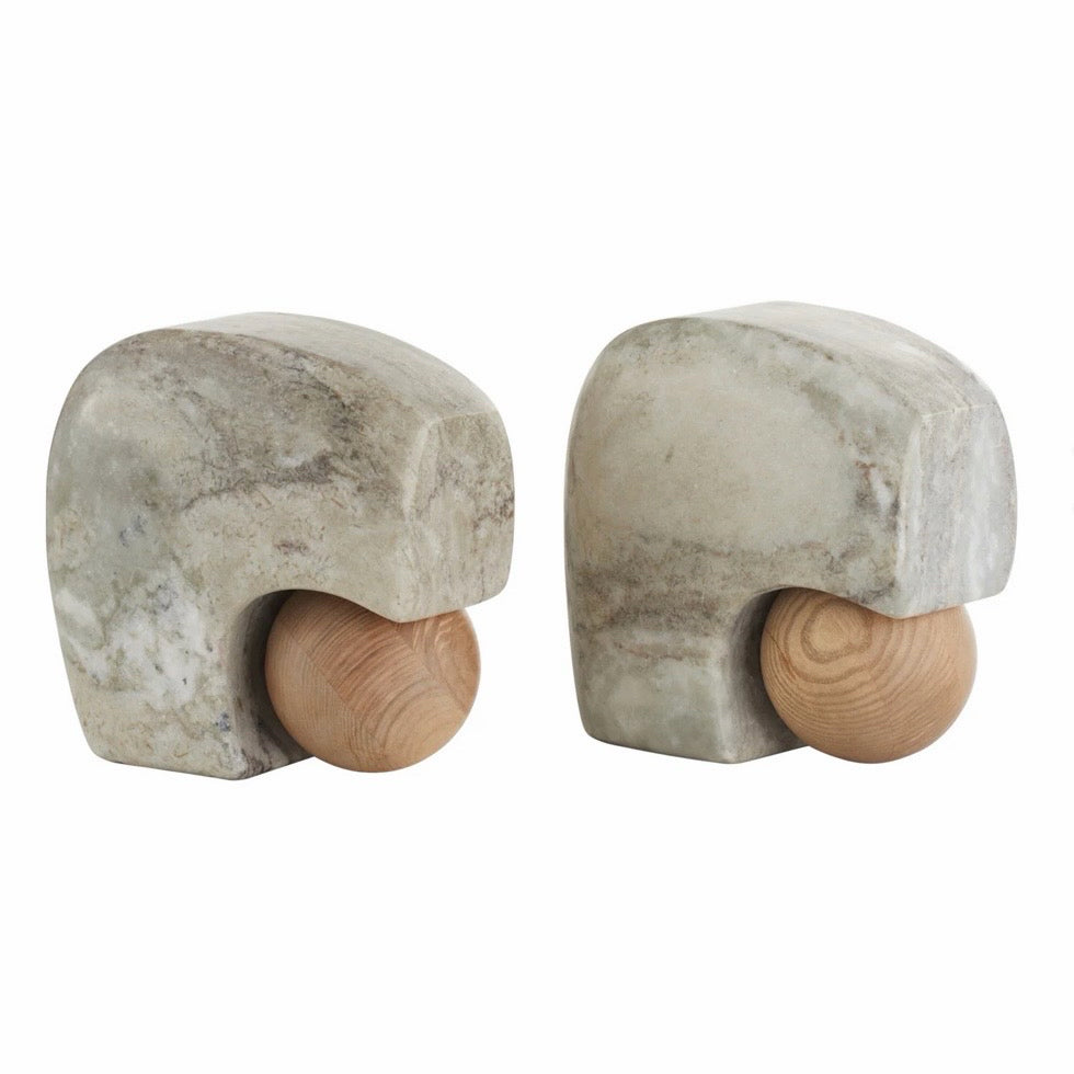 Melt Bookend (Set of 2), Arteriors, 8"W x 4.5"D x 8"H