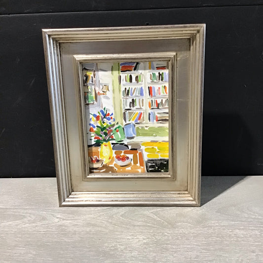 Original Jessie Mackay "Interior Series" Scene 1 10"W x 12"H