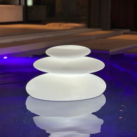 Zen Outdoor Bluetooth LED Table Lamp, (Lamp Only) 13.9"W x 17.5"D x 16.9"H