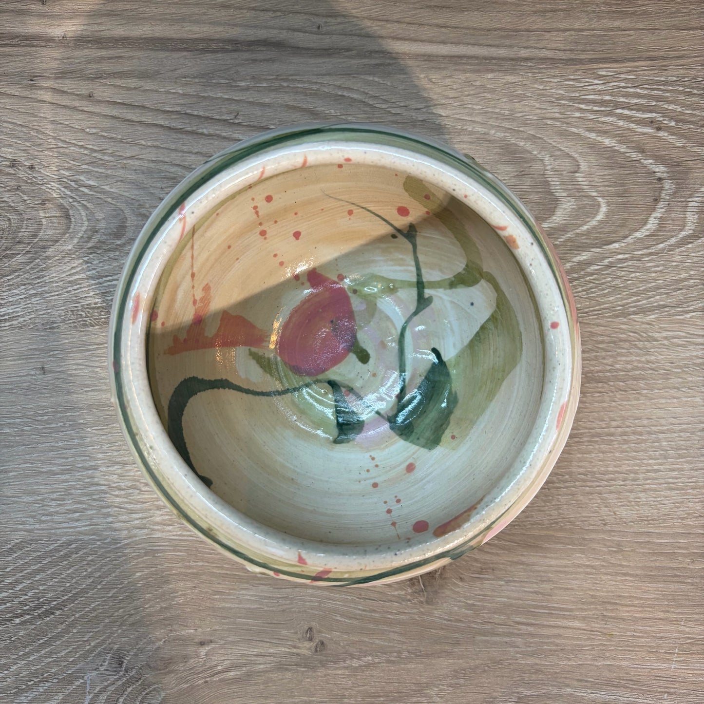 Handmade Pottery Bowl, 5.5"Dia x 3"H
