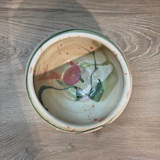 Handmade Pottery Bowl, 5.5"Dia x 3"H