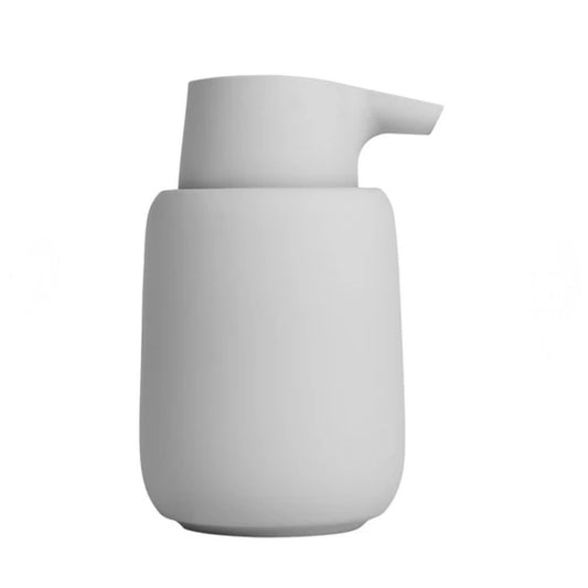 Blomus Sono Soap Dispenser & Adapter, Microchip, 3.7"W x 3.4 "D x 5.7"H