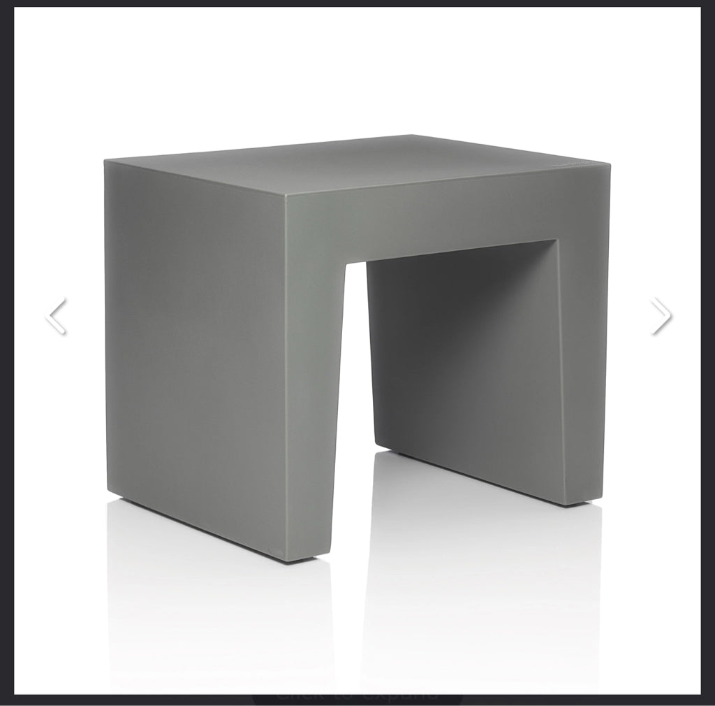 FATBOY concrete seat, 19.5" W x  15.5"D x 17"H