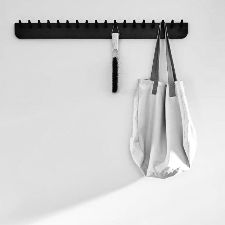 Echo Coat Rack, White Oak, 34.6"W x2.8"D x 3.1"H