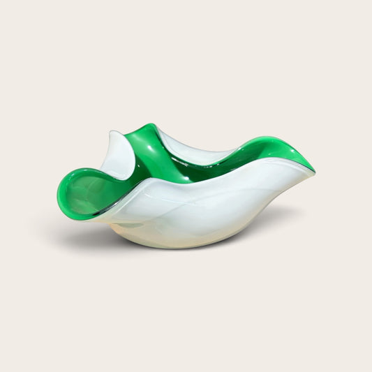 Hand Blown Art Glass Bowl
