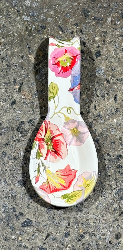 MacKenzie Childs Morning Glory (retired) spoonrest, 9"