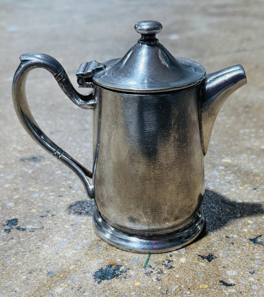 Victor & Co. creamer, EPNS, 5"W x 3"D x 5"H