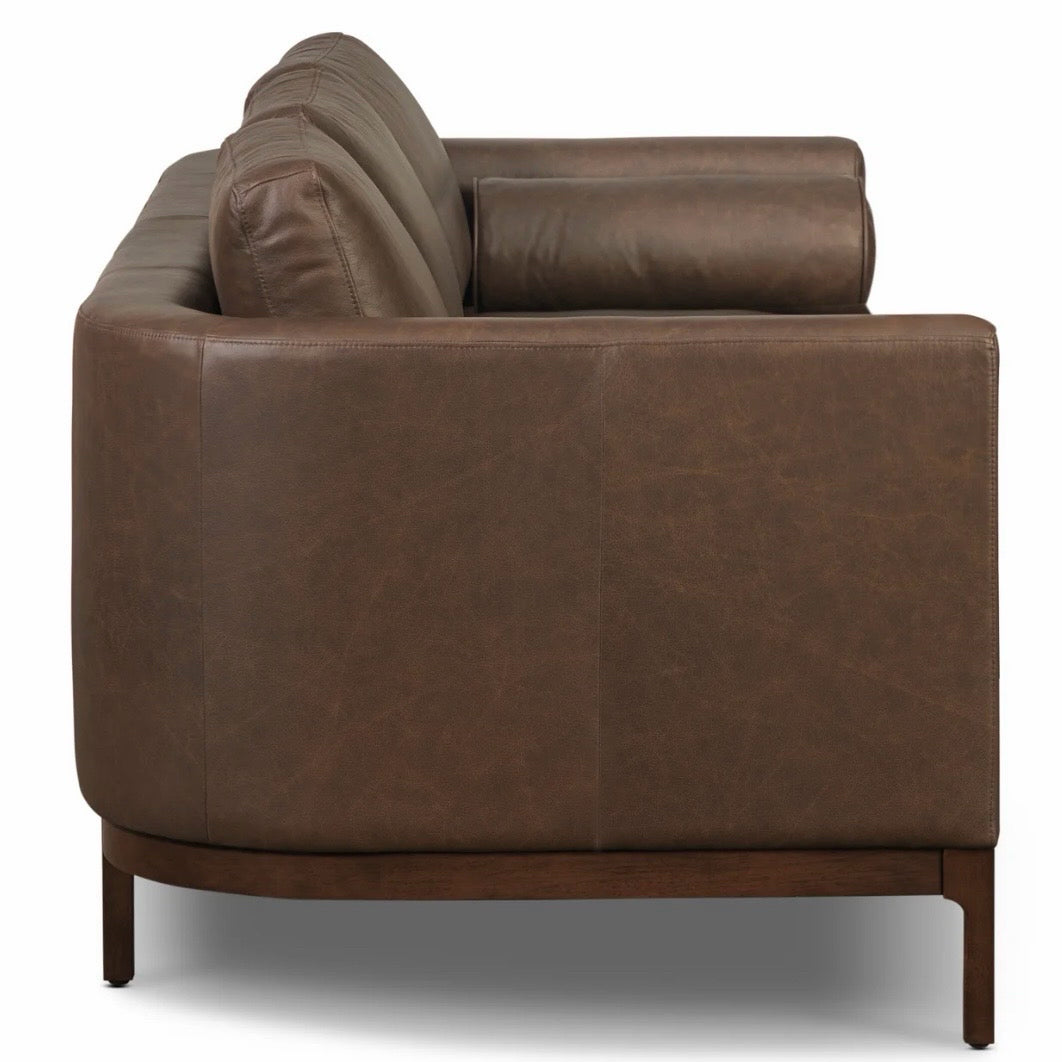 Poly & Bark Toscano 89 Sofa - Bridle Brown Leather