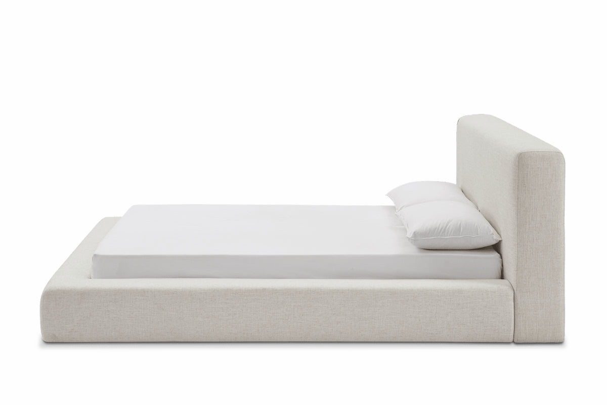Dawson King Size Bed, Beach Linen, 92.9" W x 98.4" D x 35" H