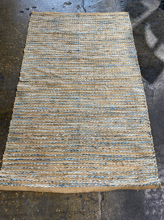 Jute/Cotton Rug, 3'W x 5'L