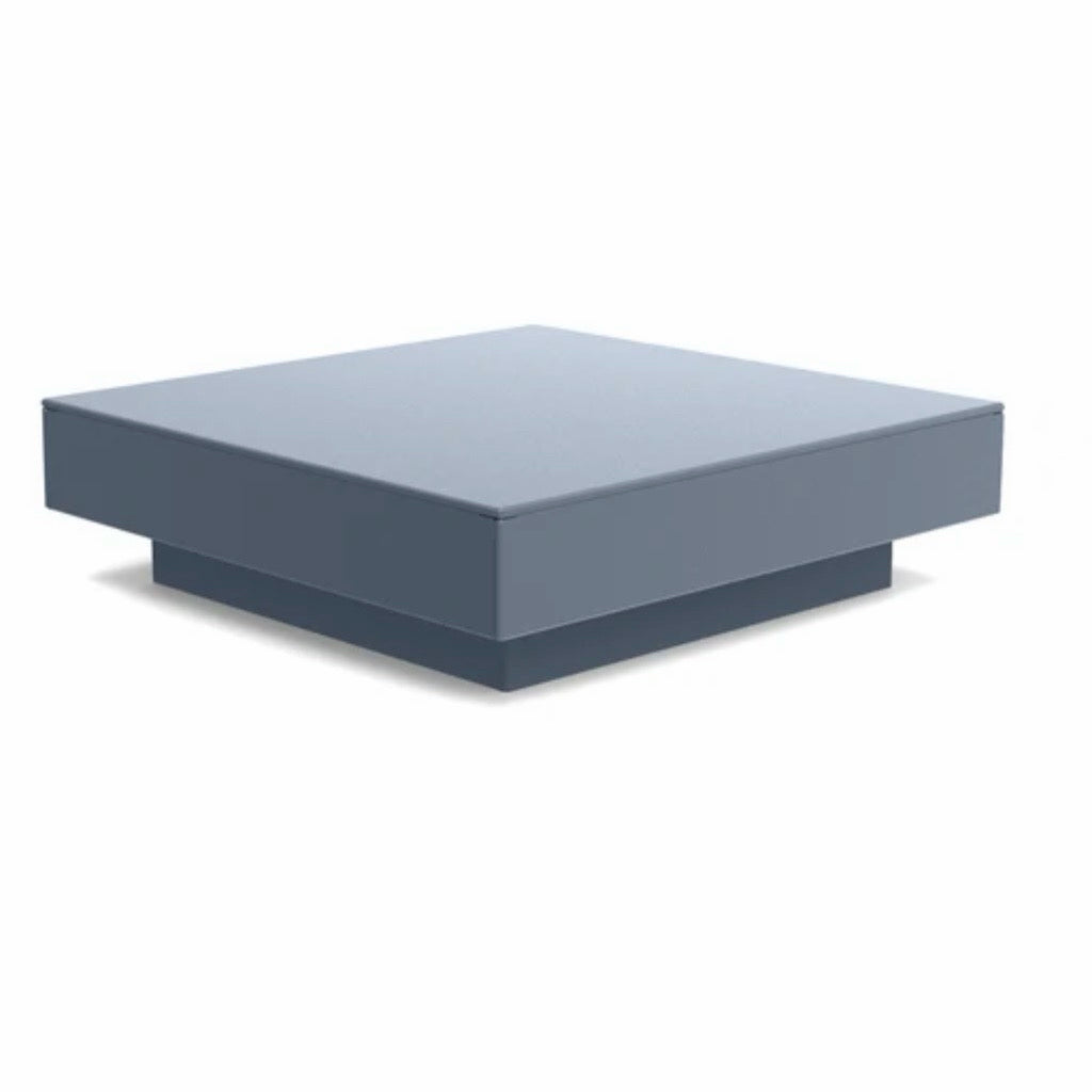 Platform One OutSide/Coffee Table, Ash Blue, 36"W x 36"D x 10.2"H