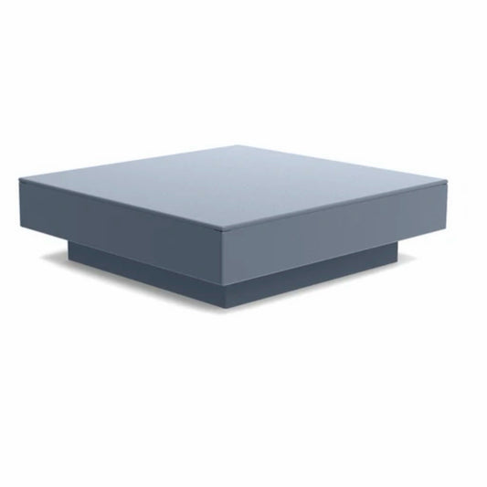 Platform One OutSide/Coffee Table, Ash Blue, 36"W x 36"D x 10.2"H