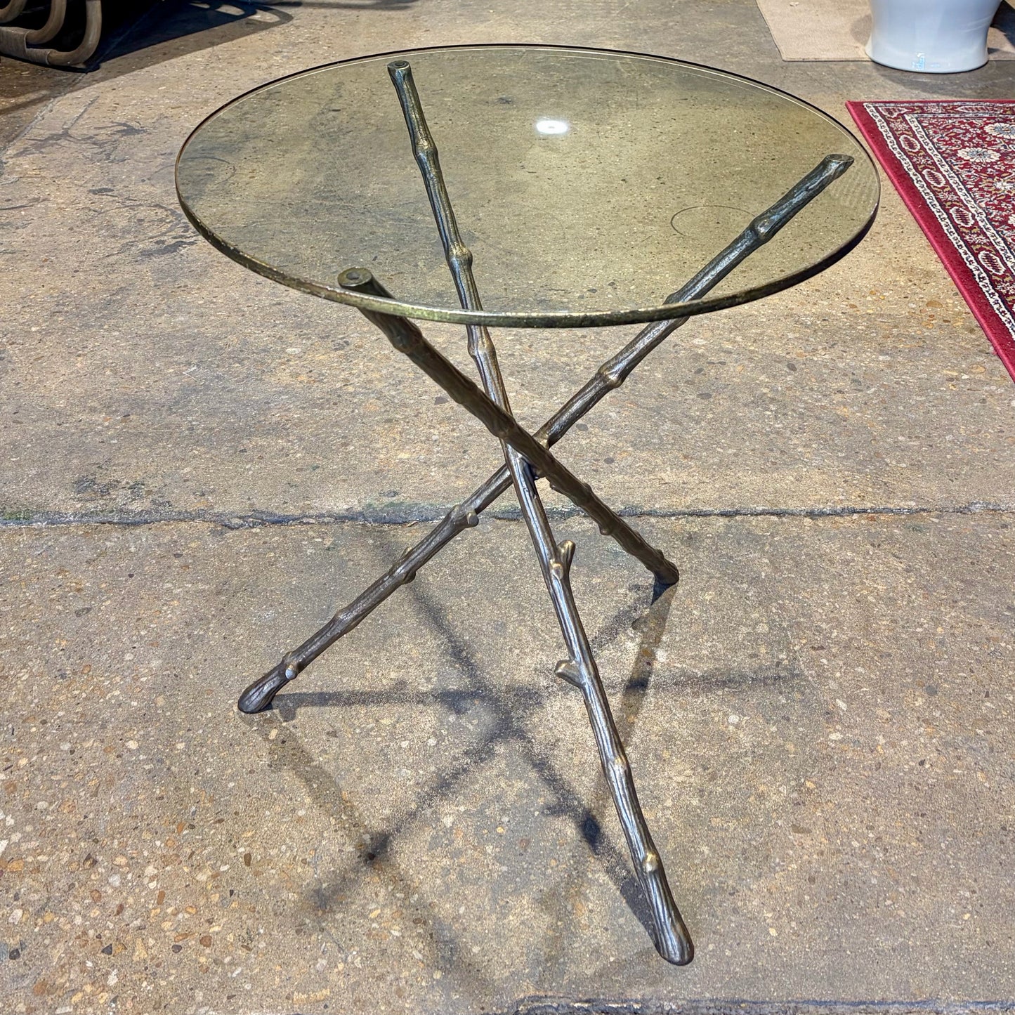 Graham and Greene Bronze Twig Side Tables