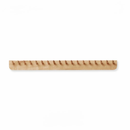 Echo Coat Rack, White Oak, 34.6"W x2.8"D x 3.1"H