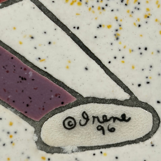 Irene Otis Art Tile "The Heart Never Wrinkles", 6"Square