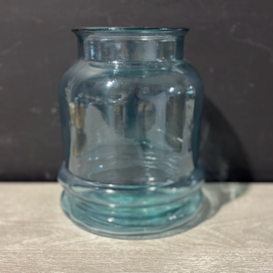 Teal Glass Vase