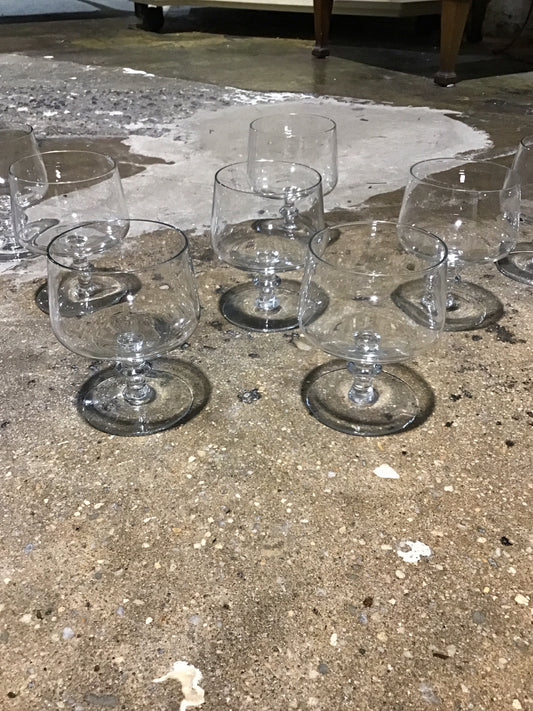 SET of 4  Brandy Snifter Glasses 3" L x 3" W x 5" H