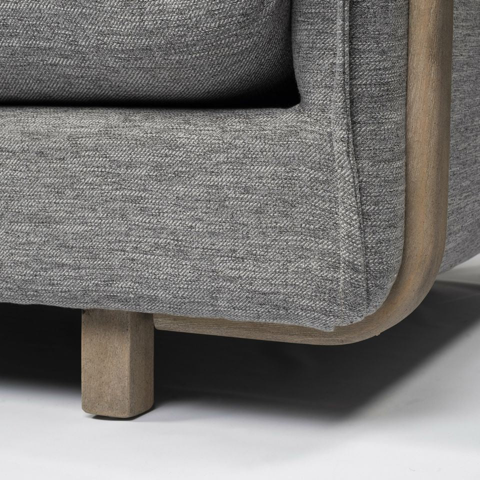 Roy Castlerock 3 seater sofa, gray, 83.9"L x 40.9"W x 32.9"H