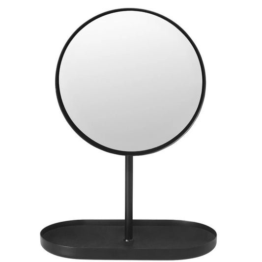 Modo Magnification Vanity Mirror, Brushed,  7.9" W x 3.9"D  x 11.1"H
