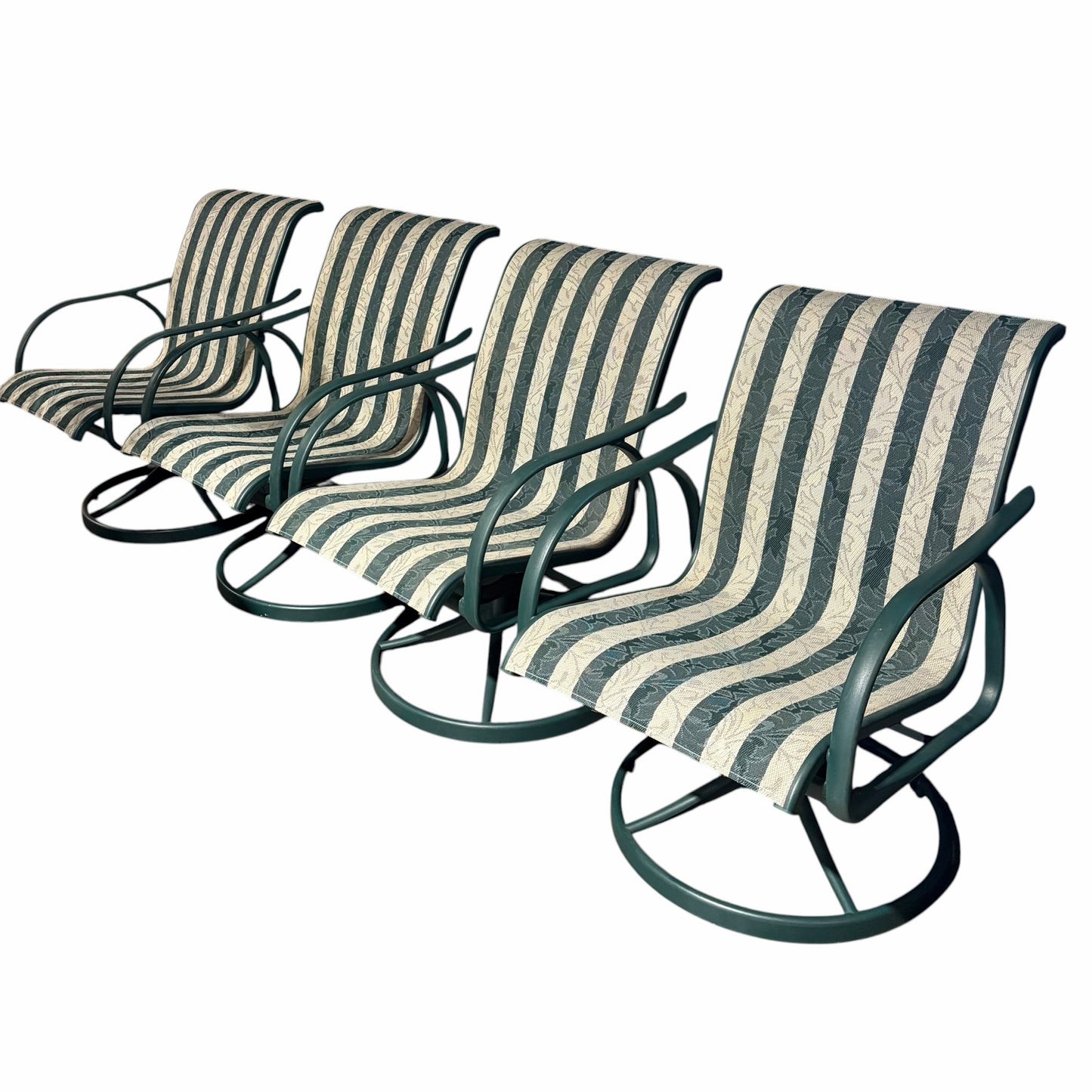 4 VTG Tropitone Outdoor Swivel Rockers, 23.5"W x 32"D x 33"H
