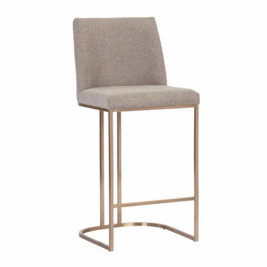 Rayla Counter Stool - Belfast Oyster Shell, 17"W x 18.5"D x 37.5"H